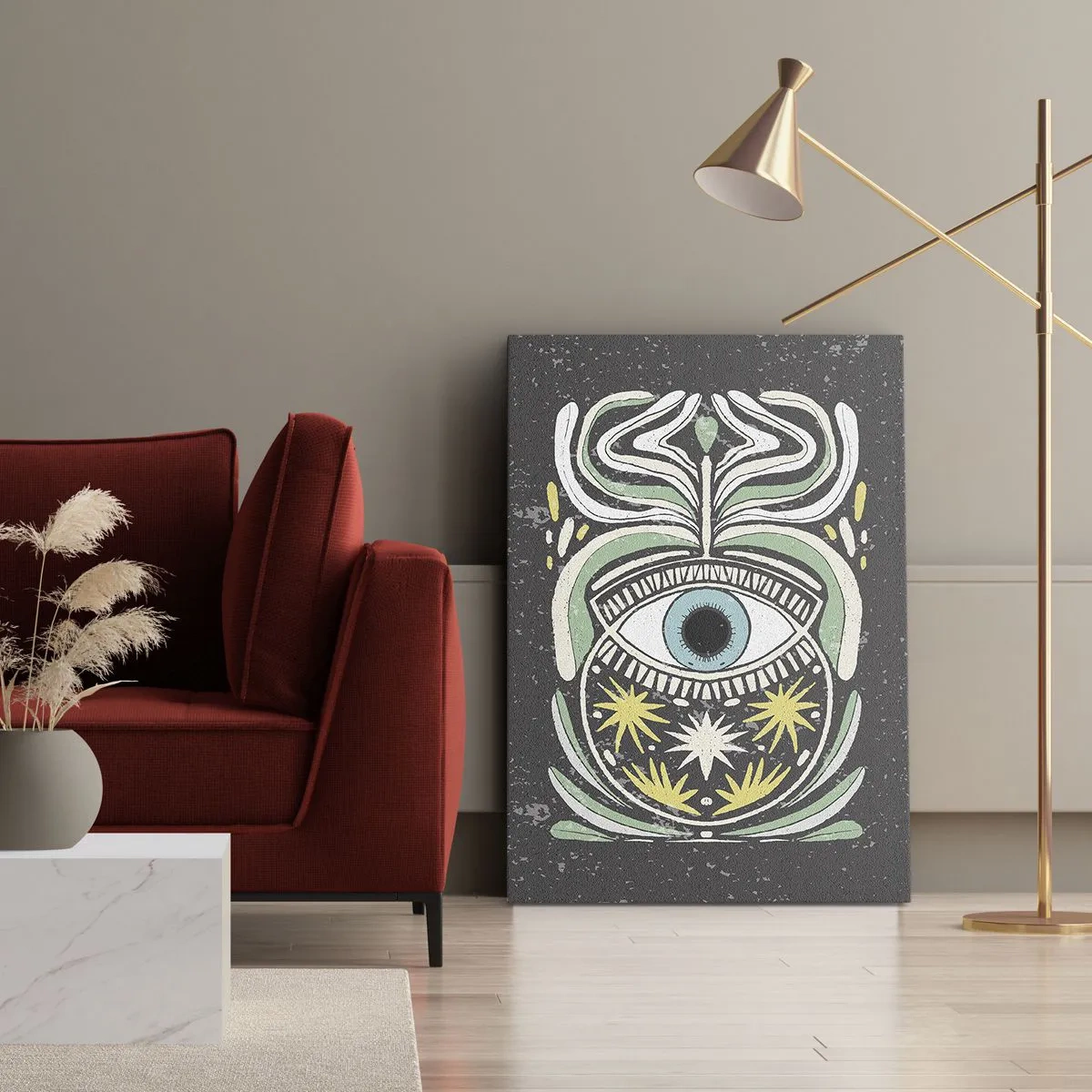 Vászonkép - Törzsi rituálék - 50x70 cm