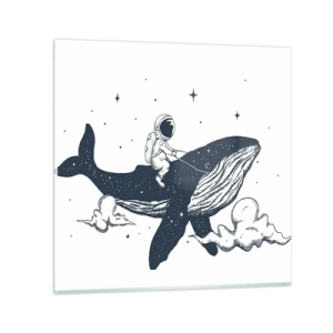 Üveg kép - Egy kozmikus kaland - 40x40 cm