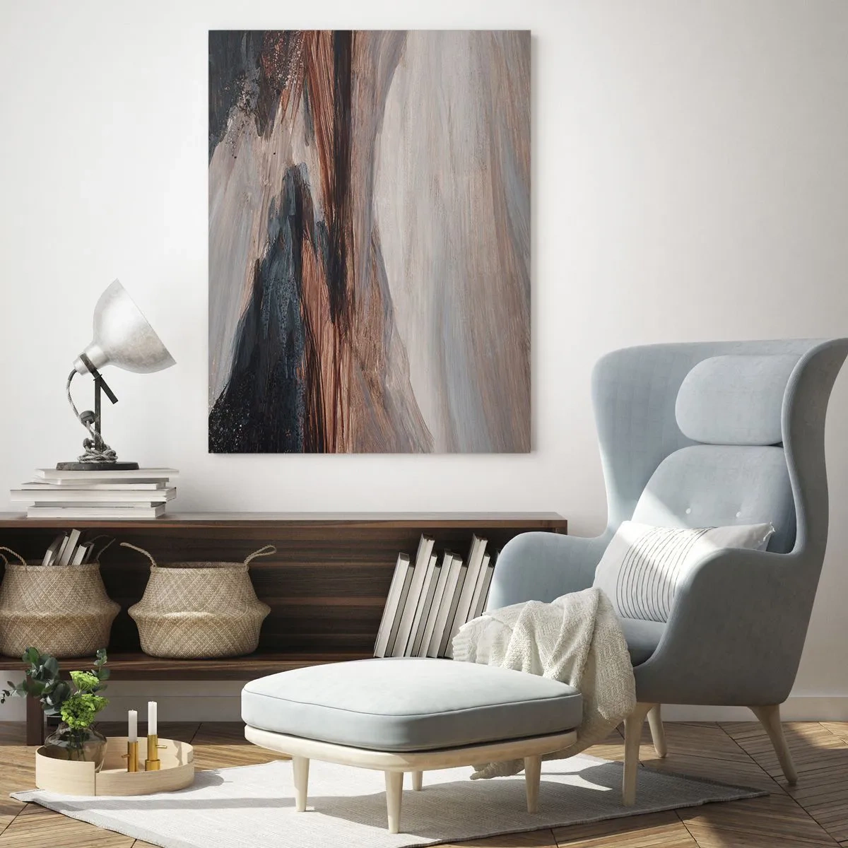 Üveg kép -  Békés völgy - 70x100 cm