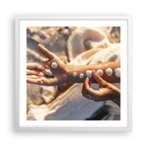 Poszter fekete keretben - Szépség egy karnyújtásnyira - 50x50 cm