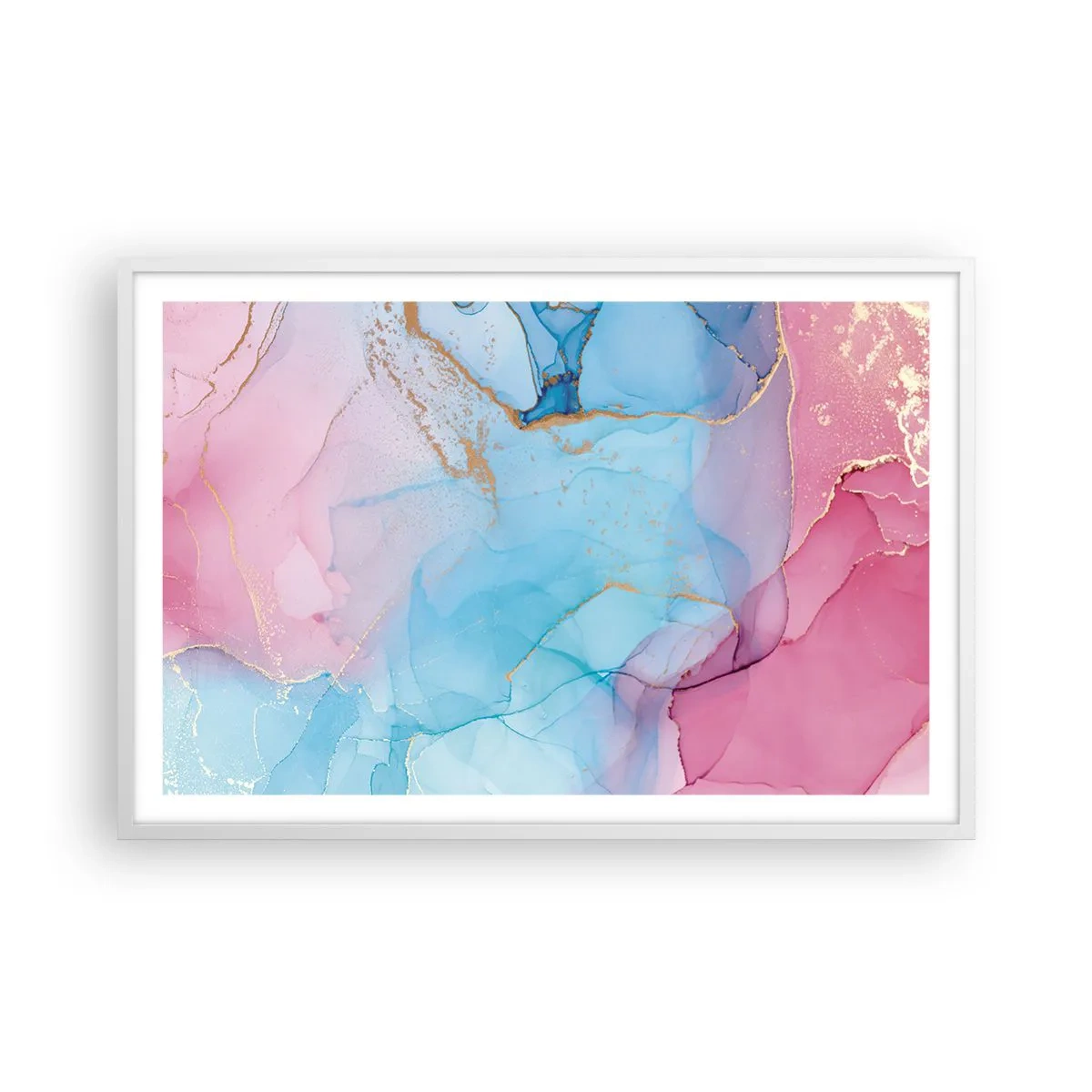 Poszter fekete keretben - Találkozás és átjutás - 91x61 cm