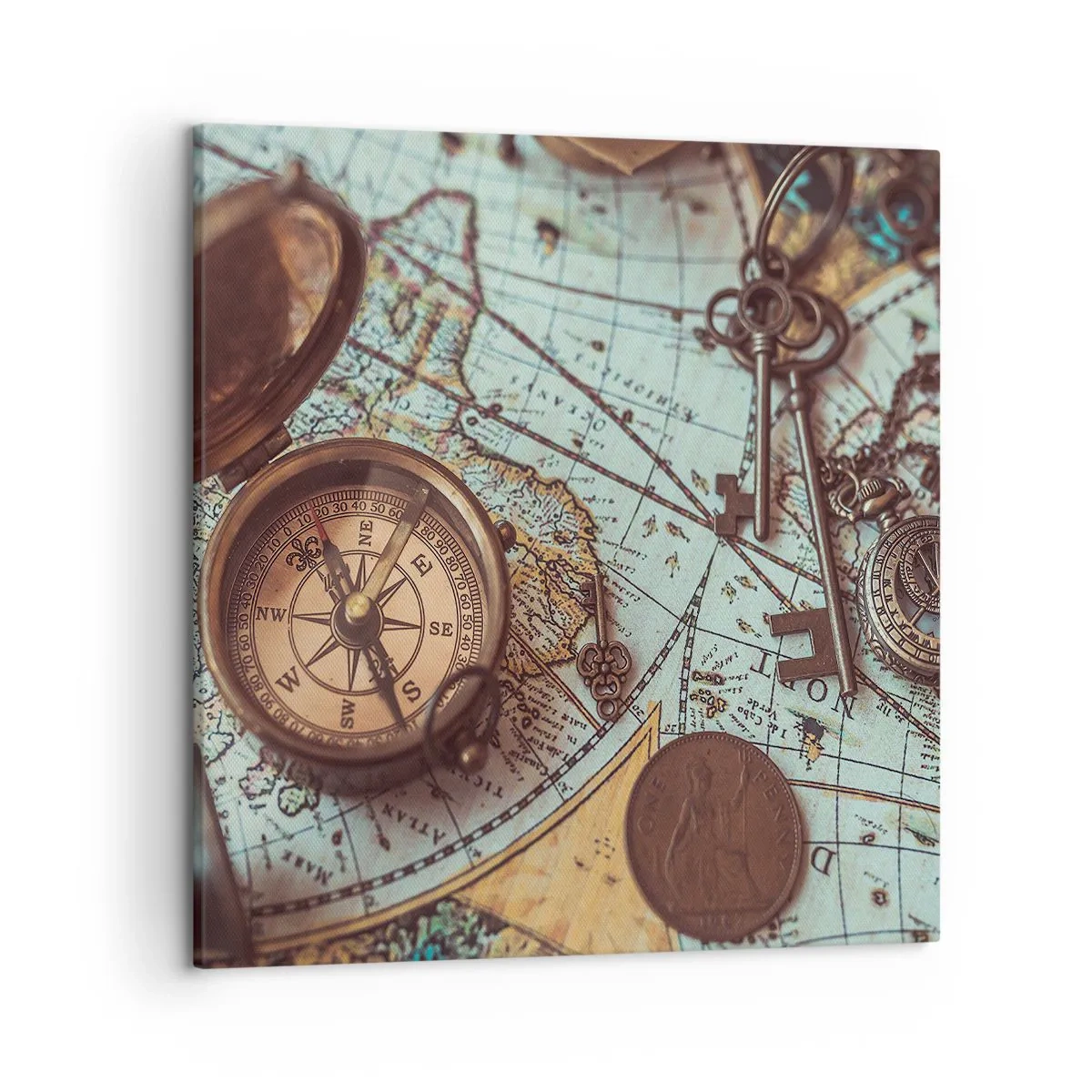 Vászonkép - A kalandvágynak - 50x50 cm