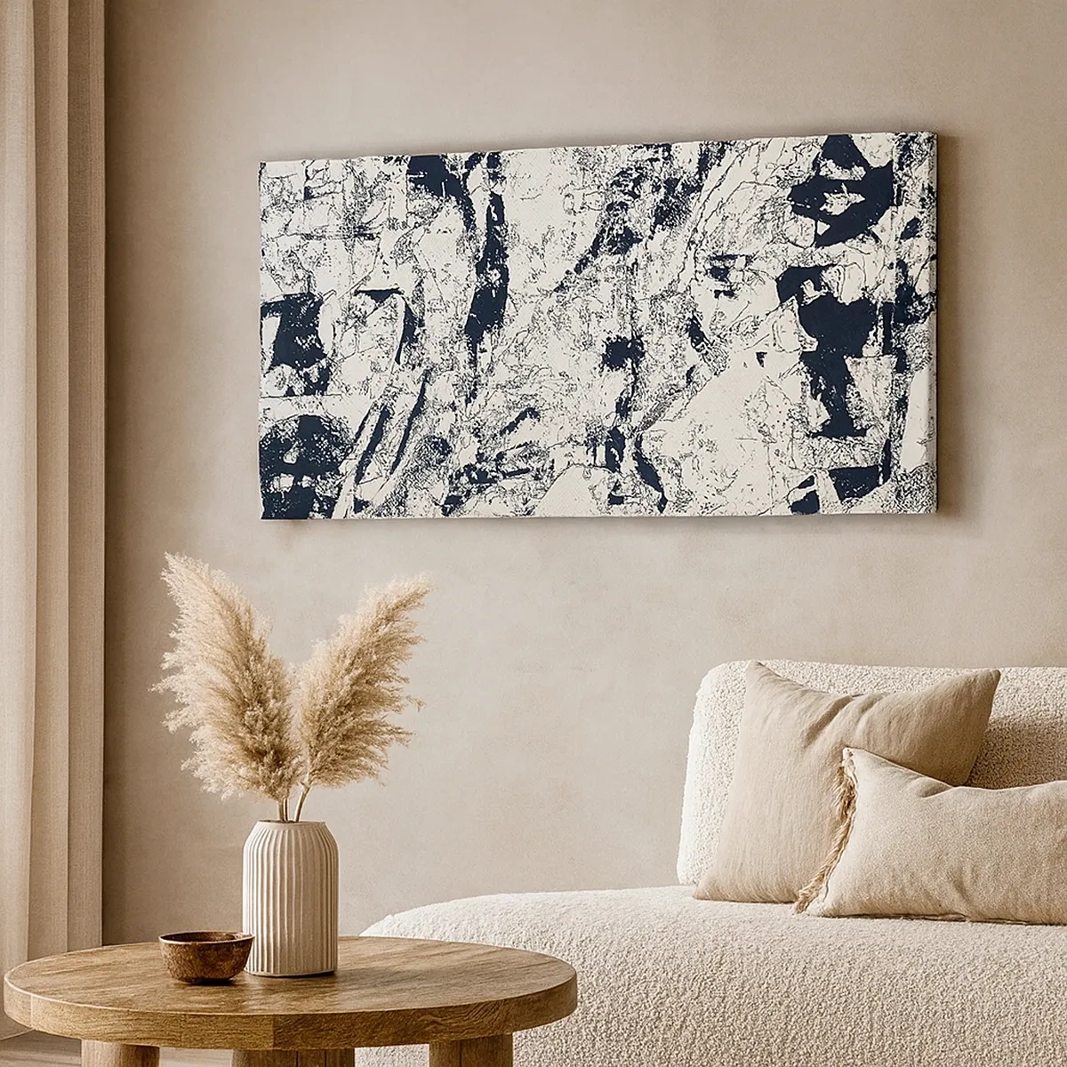 Vászonkép - Az ellentétek egymásba fonódása - 30x30 cm