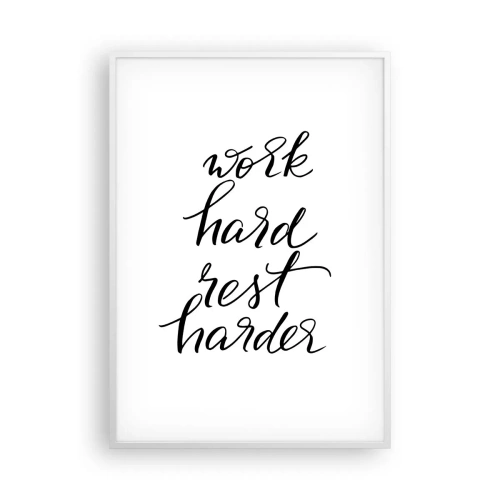 Poszter fekete keretben - Élet egyensúly - 70x100 cm