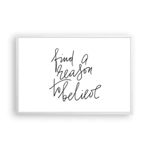 Poszter fekete keretben - Ez lehetséges - 91x61 cm