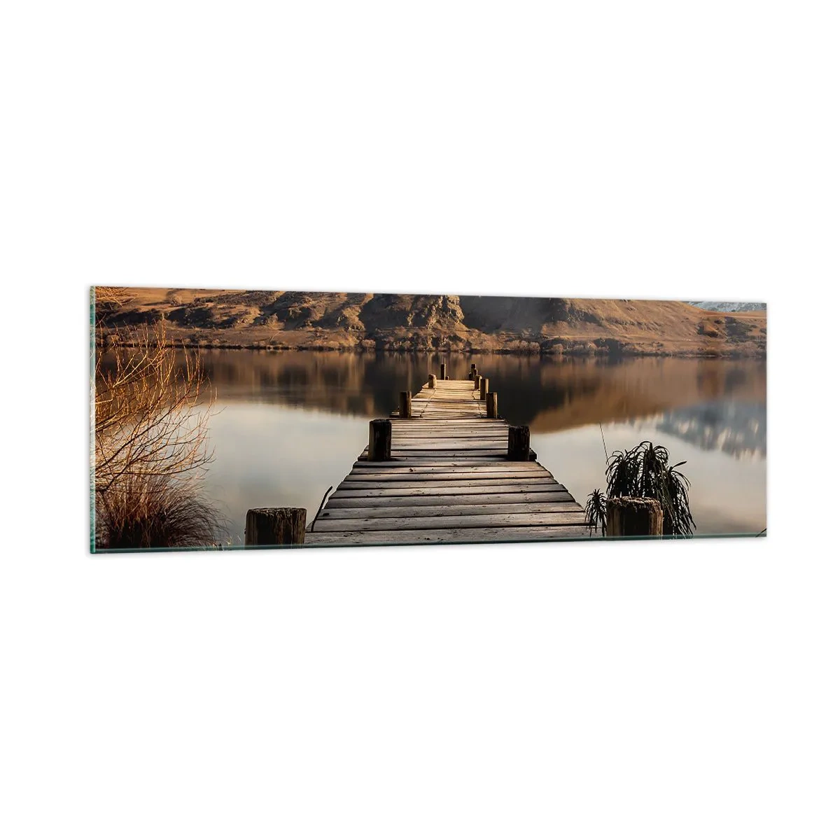 Üveg kép - Táj a csendben - 90x30 cm