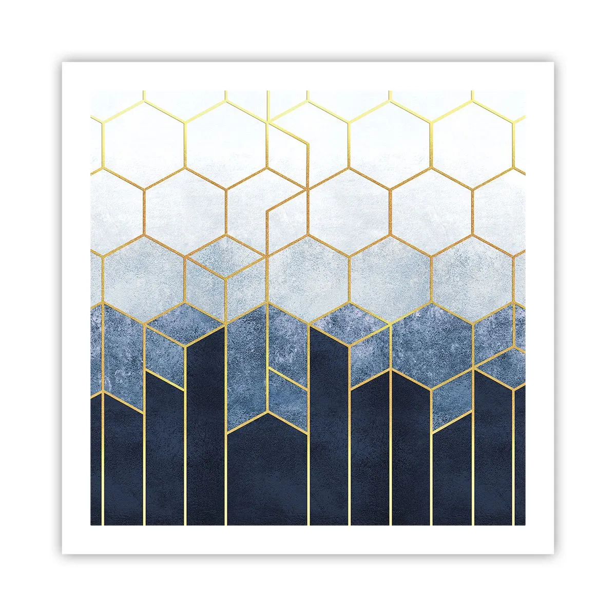Poszter - Kompozíció szinkópa ritmusban - 60x60 cm
