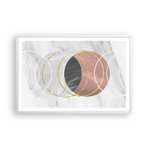 Poszter fekete keretben - A szférák zenéje - 91x61 cm