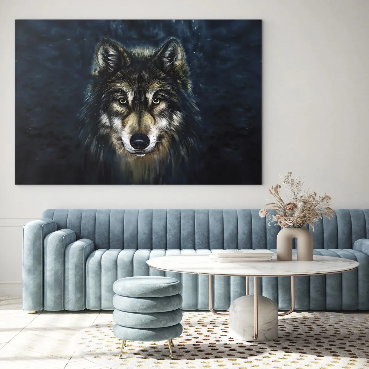 Üveg kép - Alfa? És az omega - 100x70 cm