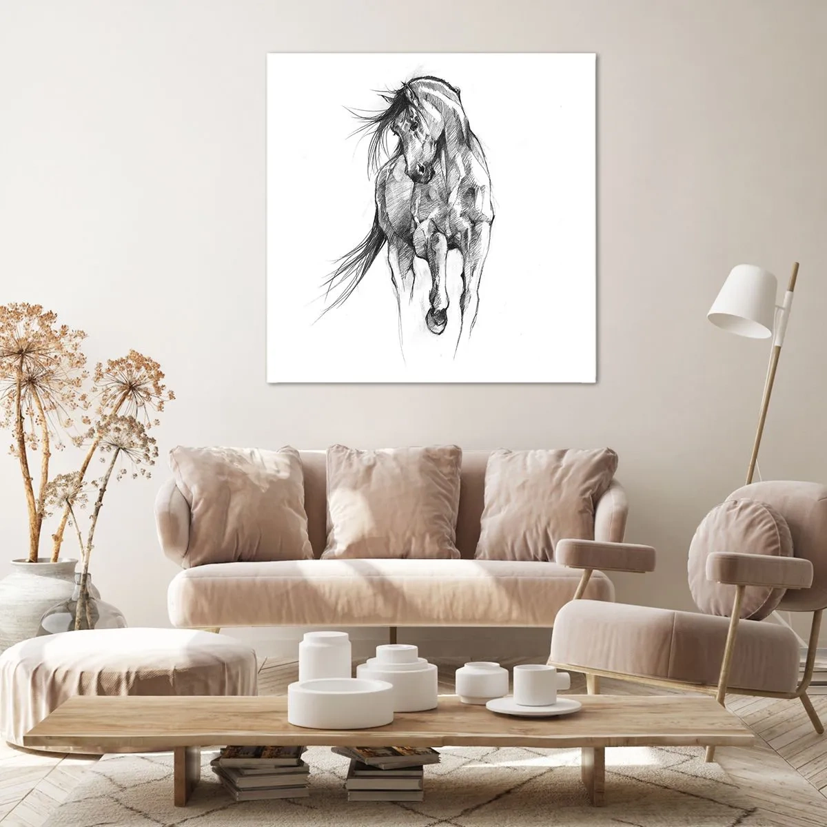 Vászonkép - Kecses ügetésben - 60x60 cm