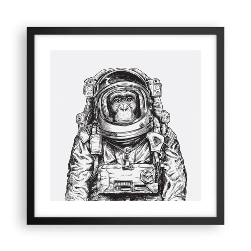 Poszter fehér keretben - Alternatív evolúció - 40x40 cm