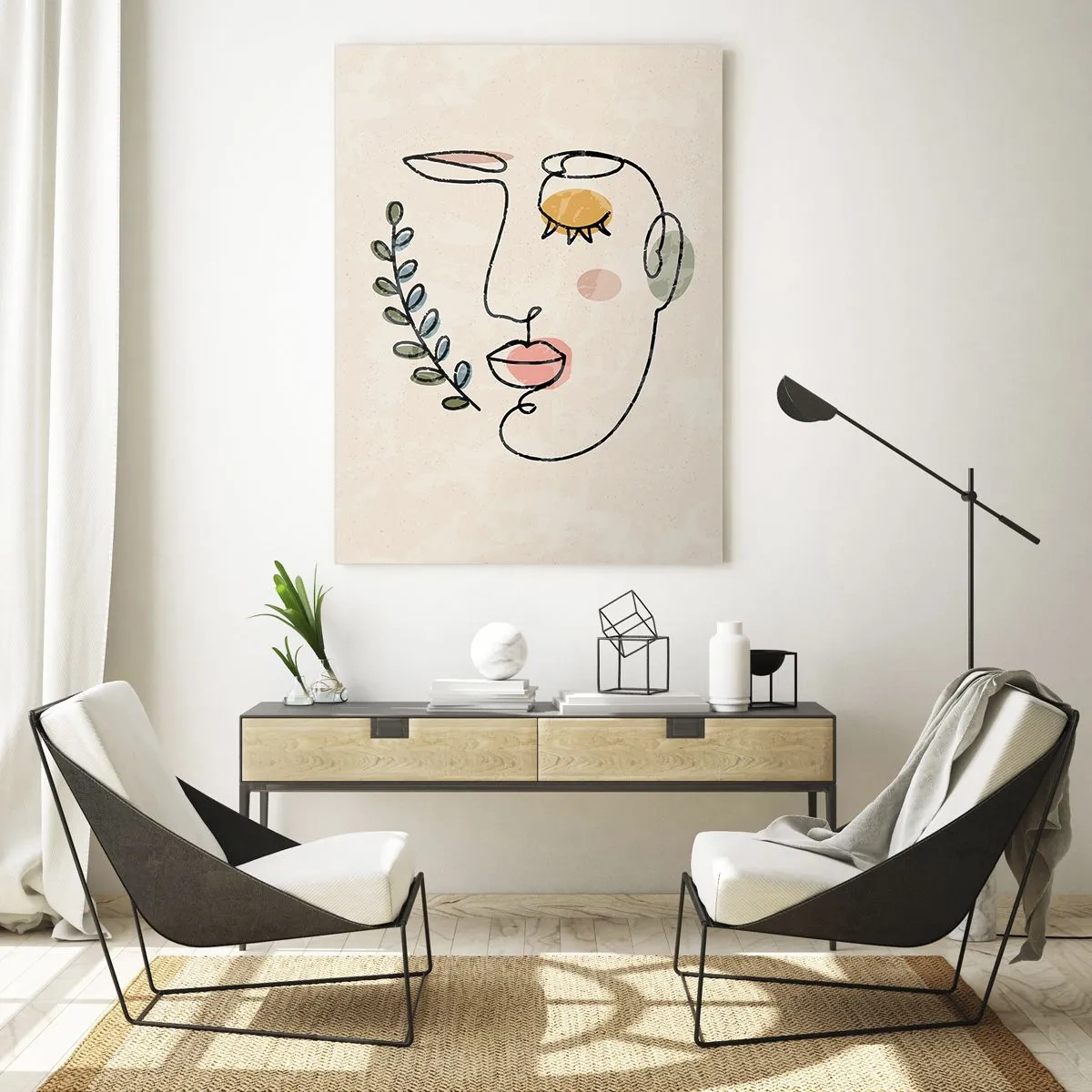 Üveg kép - Meglelt nyugalom - 70x100 cm