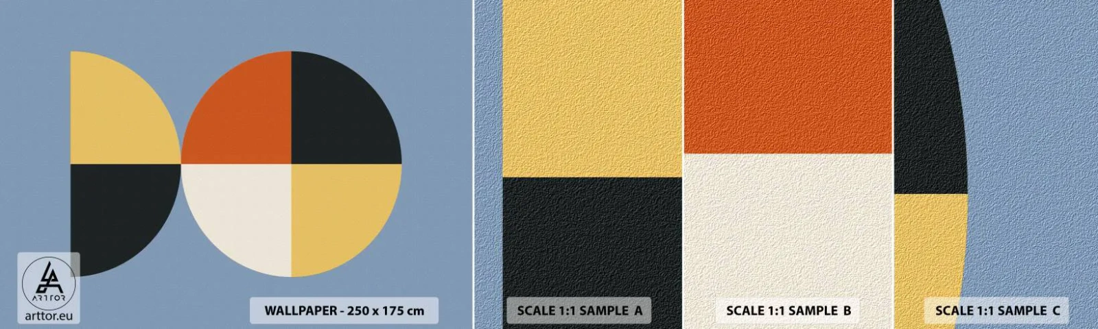 Fotótapéta Minta Standard Eco - Nézd és számolj - Absztrakció, Grafika, Modern művészet - 100x30 cm