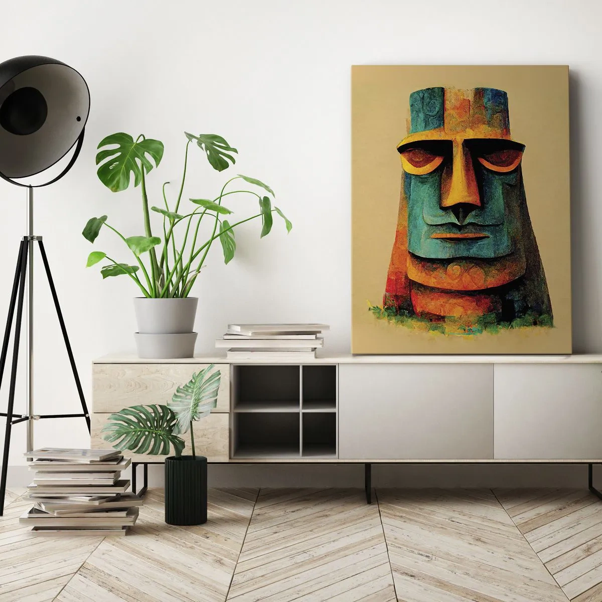 Vászonkép - Szoborszerű és mégis szimpatikus - 50x70 cm