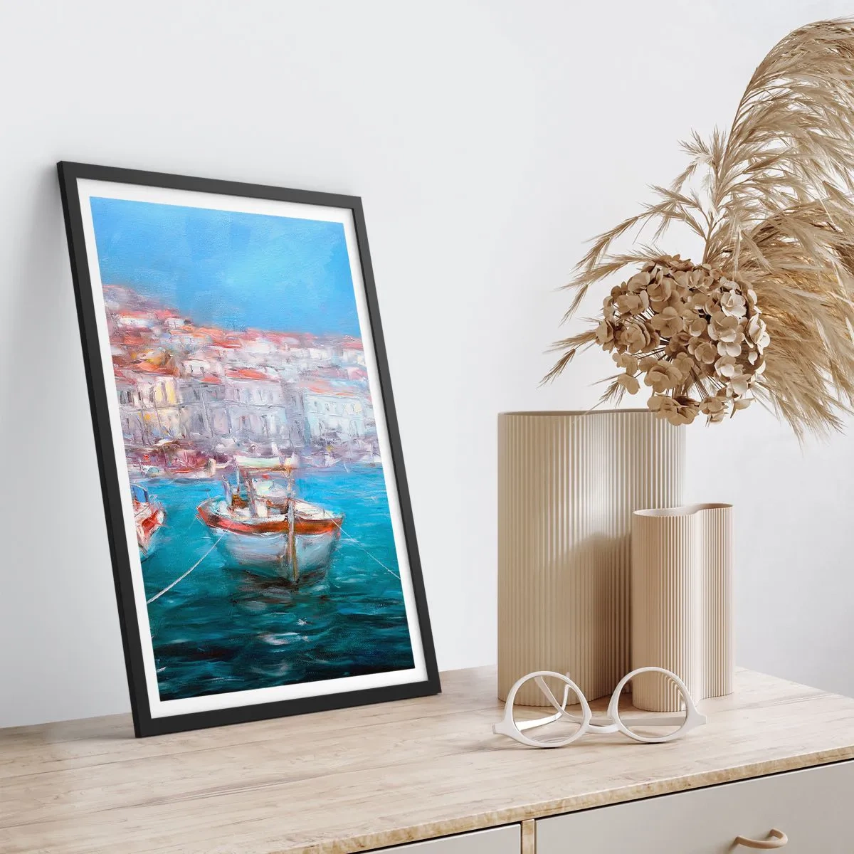 Poszter fehér keretben - Olasz öböl - 40x50 cm