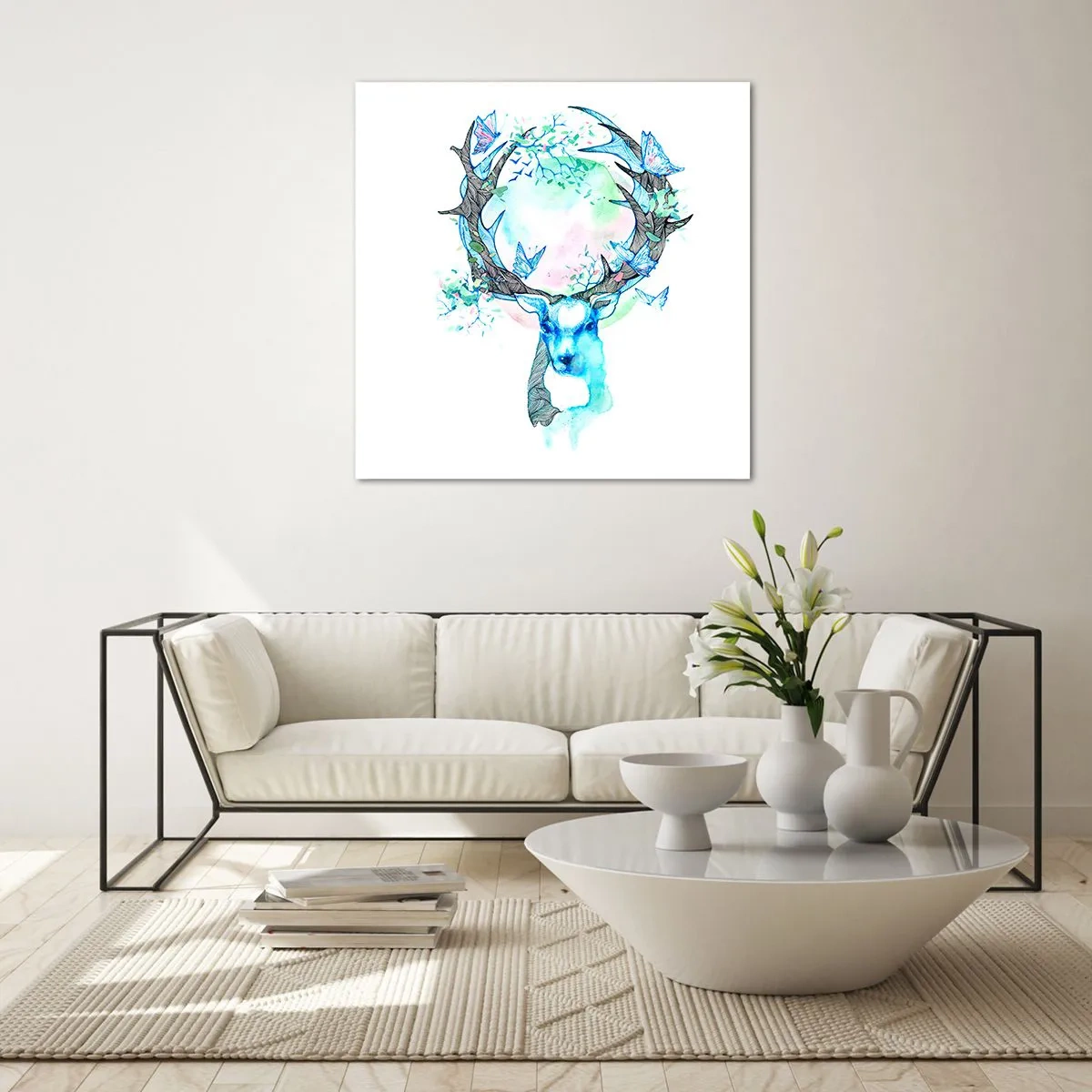 Üveg kép - A természet ereje és gyengédsége - 40x40 cm