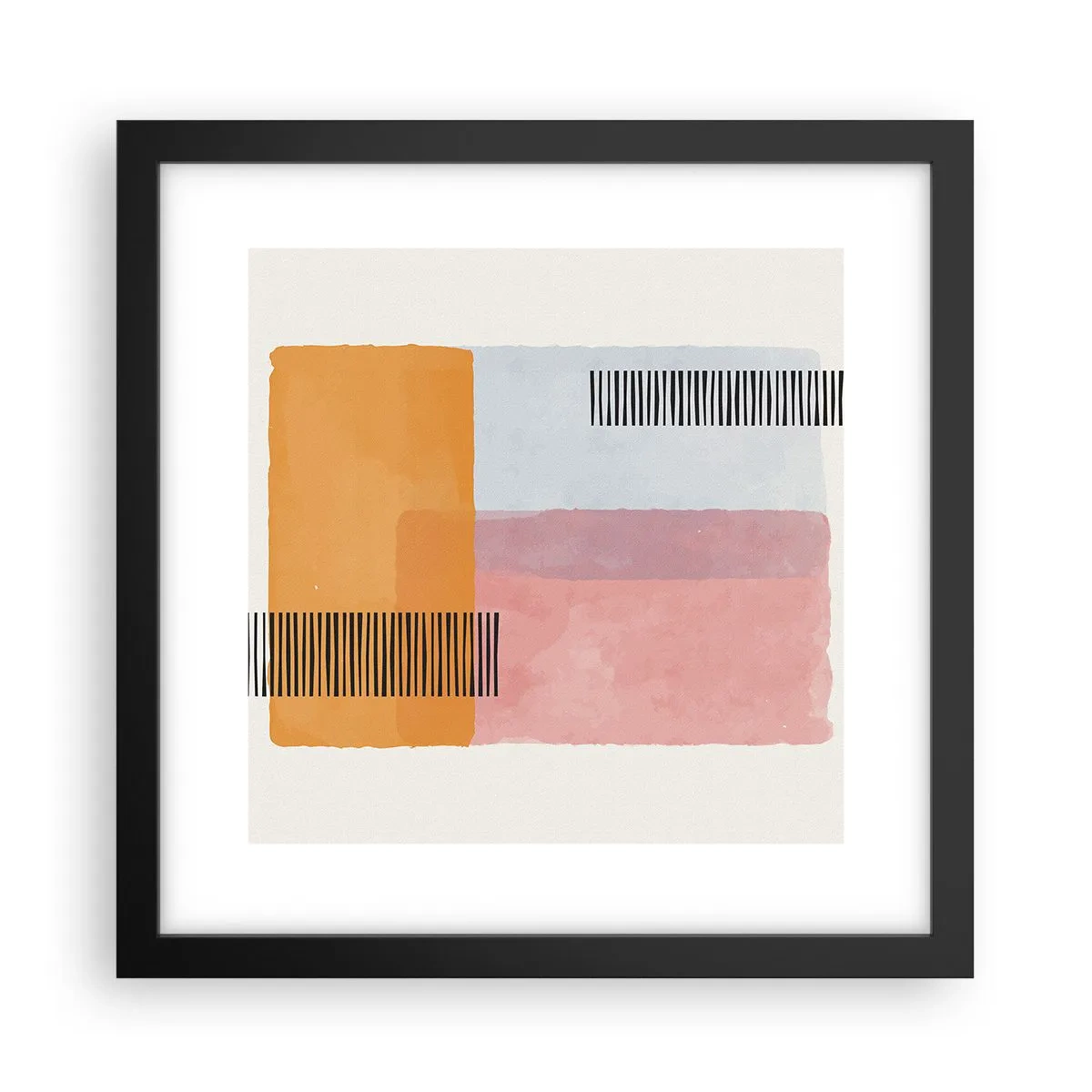 Poszter fehér keretben - Saroktól sarokig - 30x30 cm