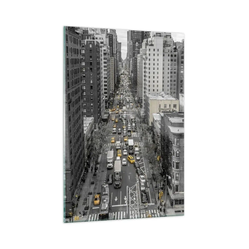 Üveg kép - New York élete - 70x100 cm