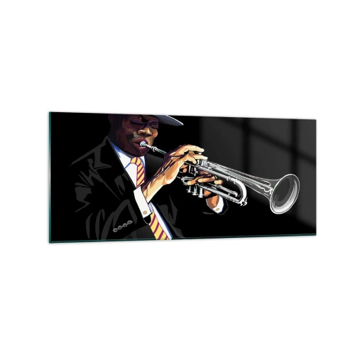 Üveg kép - Old school varásza - 120x50 cm