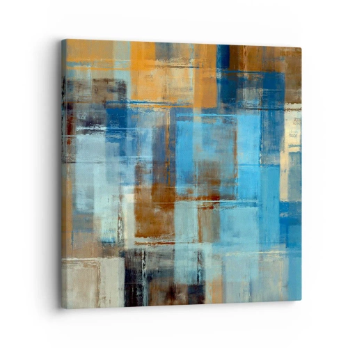 Vászonkép - A kék fátyolon keresztül - 30x30 cm