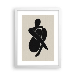 Poszter fekete keretben - A saját ölelésemben - 30x40 cm