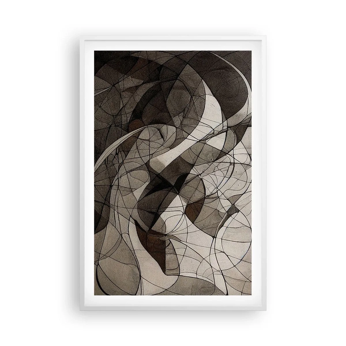 Poszter fekete keretben - A föld színeinek keringése - 61x91 cm