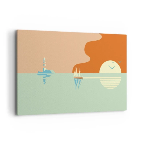 Vászonkép - Tökéletes tengeri tájkép - 100x70 cm