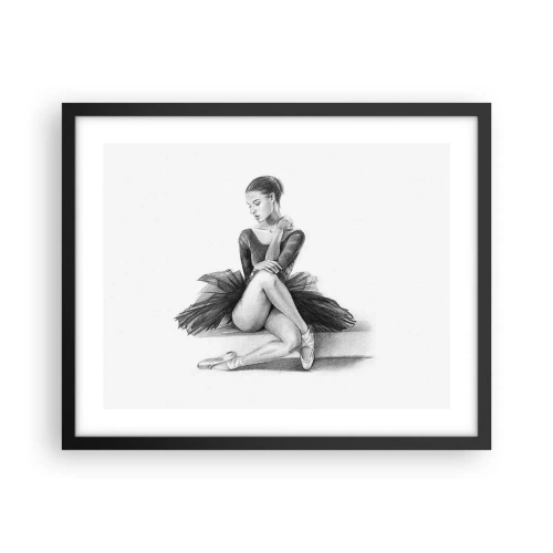 Poszter fehér keretben - A tánccal elvarázsolva - 50x40 cm