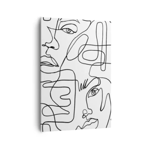 Vászonkép - Összegabalyodott érzelmekben - 70x100 cm
