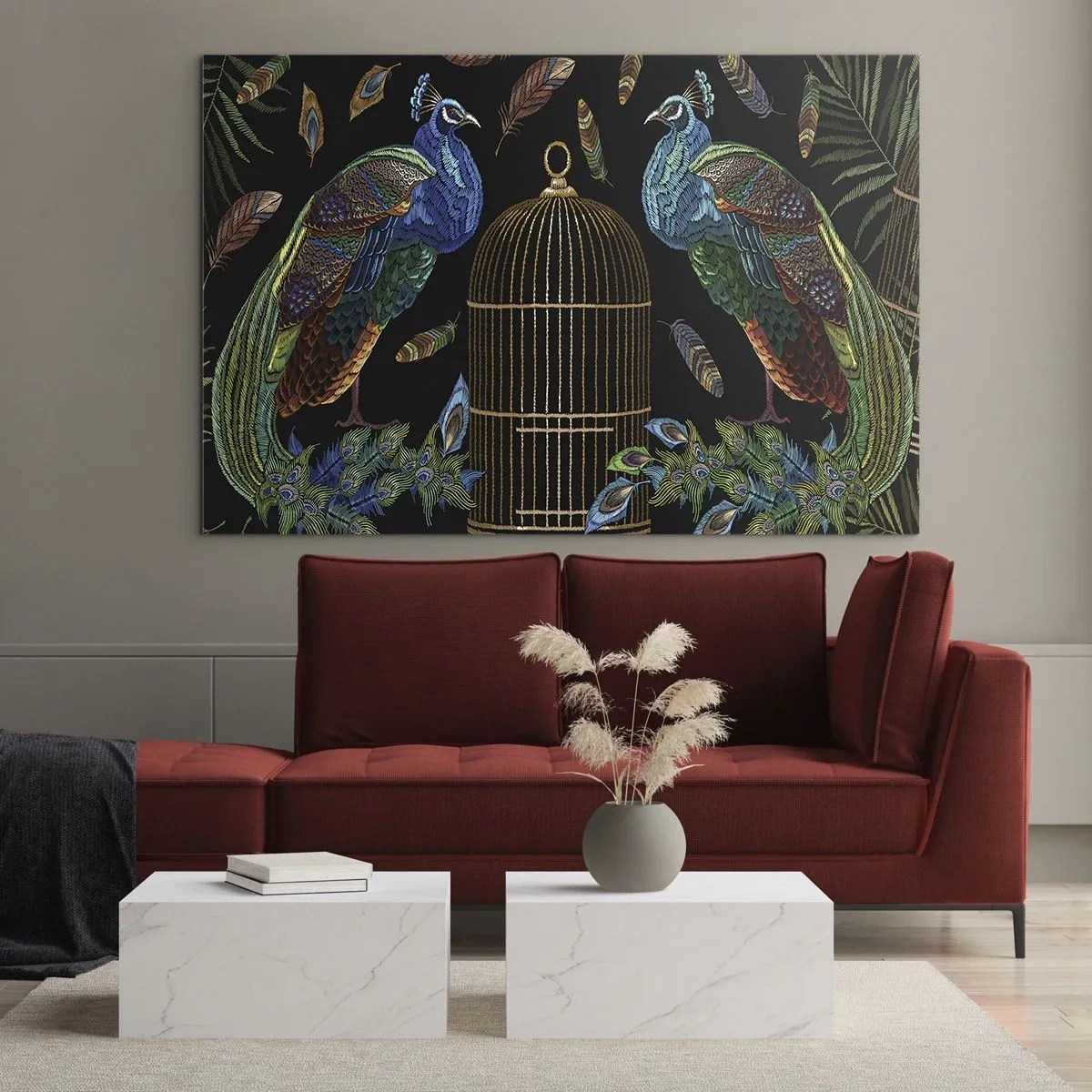 Üveg kép - Királyi köntösben - 100x70 cm