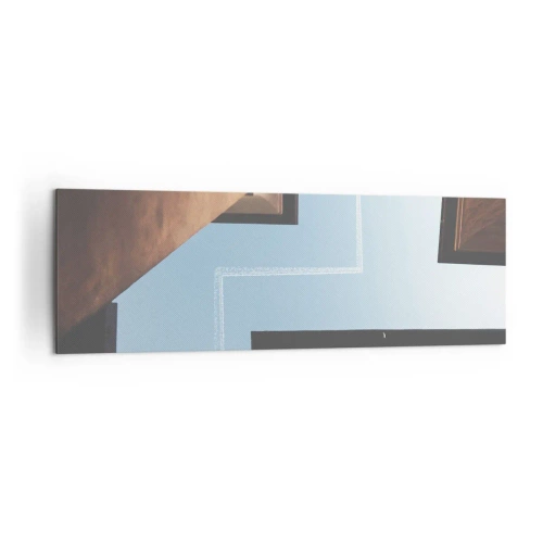 Vászonkép - A városi labirintus felett - 160x50 cm