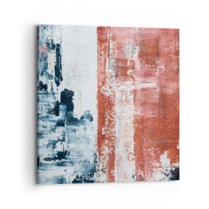 Vászonkép - Fele-fele absztrakt - 70x70 cm