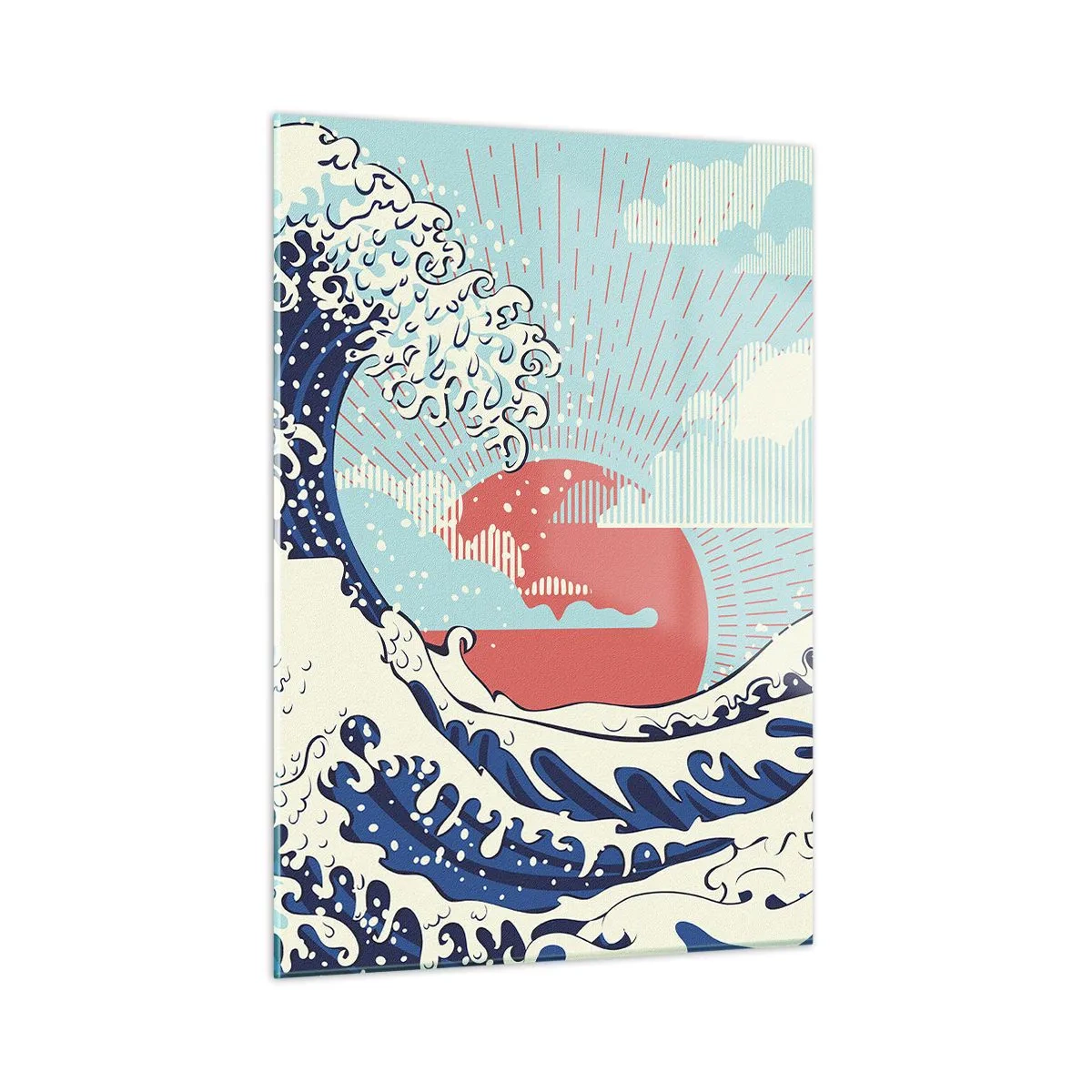 Üveg kép - Japán inspirációból - 50x70 cm