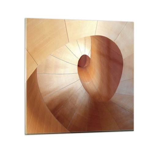 Üveg kép - Építészeti szerpentin - 40x40 cm