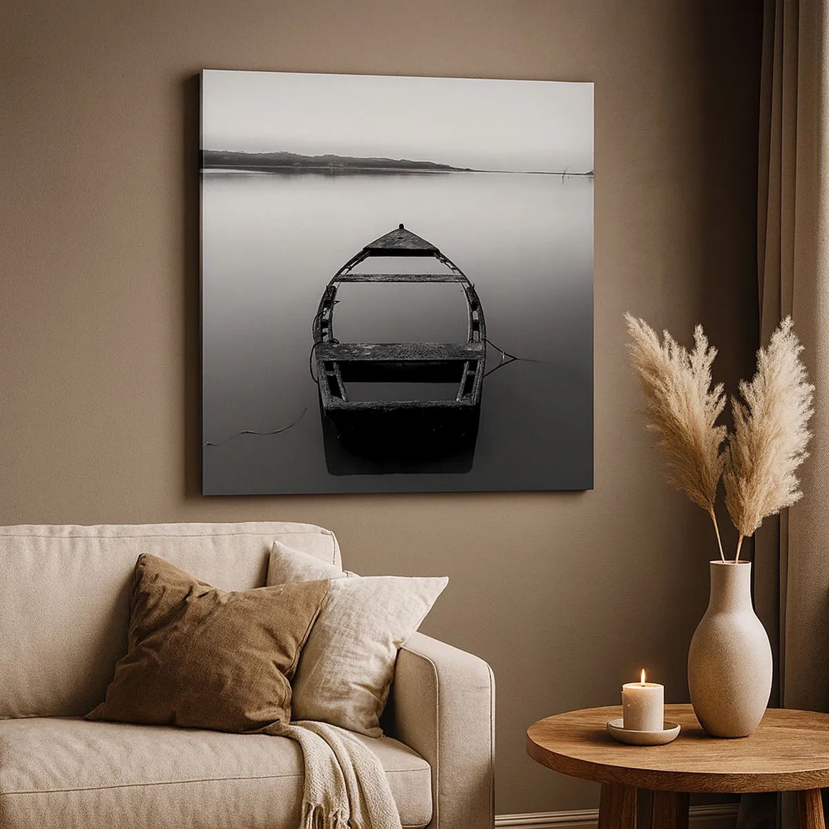 Vászonkép - Vágyódás és melankólia - 30x30 cm