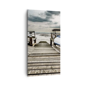 Vászonkép - Az északi part - 55x100 cm
