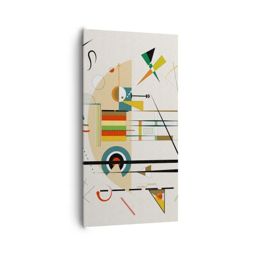 Vászonkép - És nevet a világ - 65x120 cm