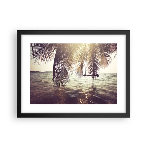 Poszter fehér keretben - Tetszés szerint hintázhat a felhők között - 40x30 cm