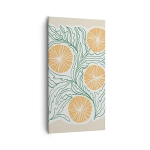 Vászonkép - Etnikus egy csipet absztrakcióval - 55x100 cm