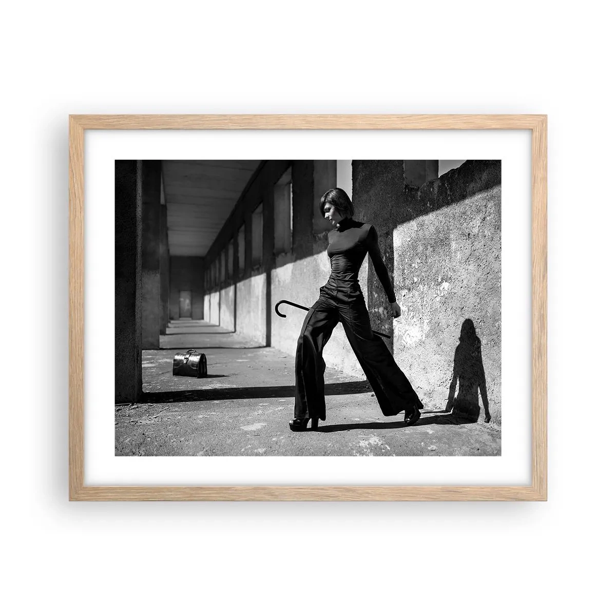 Poszter világos tölgy keretben - Városi elegancia - 50x40 cm