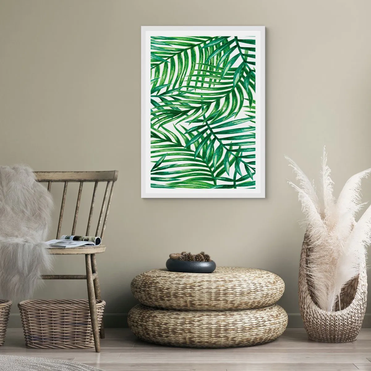 Poszter fekete keretben - A zöld lombkorona alatt - 61x91 cm