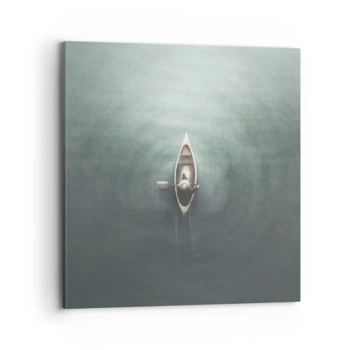 Vászonkép - Egy holdfényes tavon át - 70x70 cm