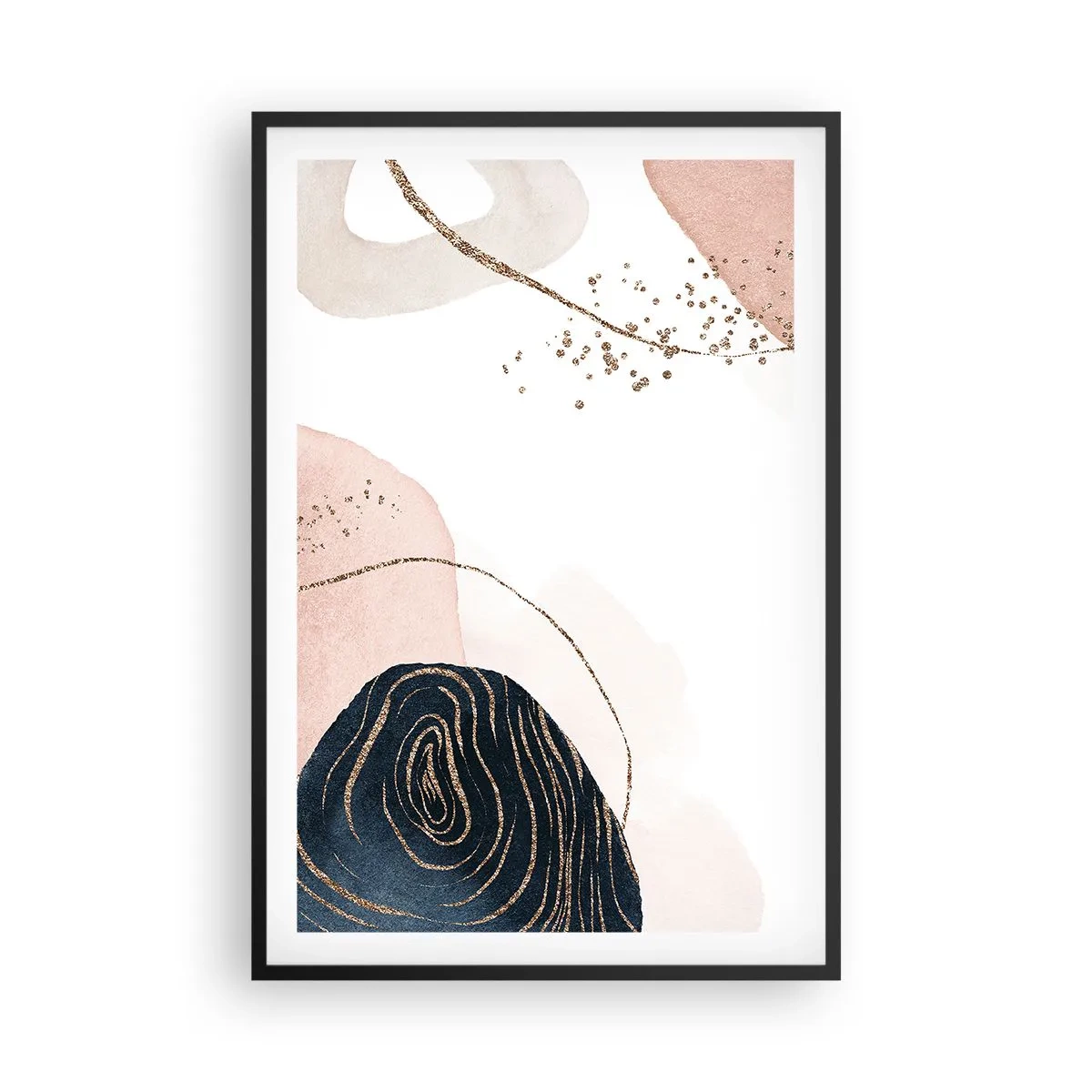 Poszter fehér keretben - Minden folyik - 61x91 cm