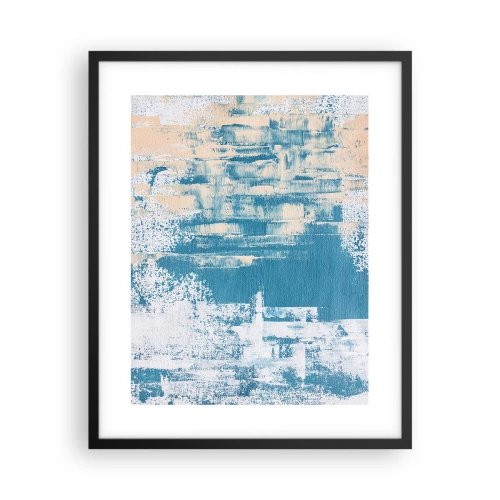 Poszter fehér keretben - Jégcsapon keresztül - 40x50 cm