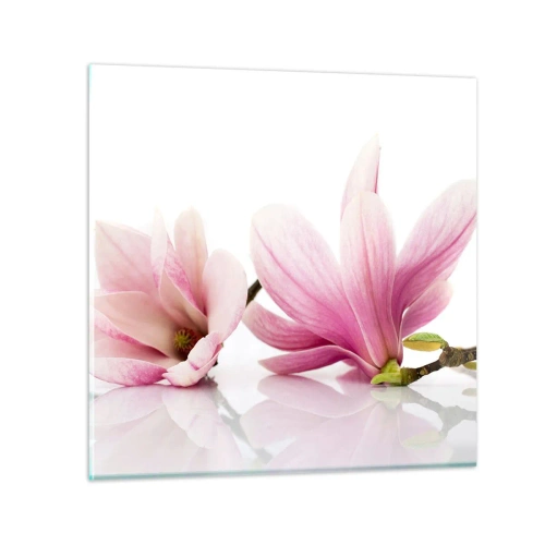 Üveg kép - Gyengéd, mint a tavaszi szellő - 30x30 cm