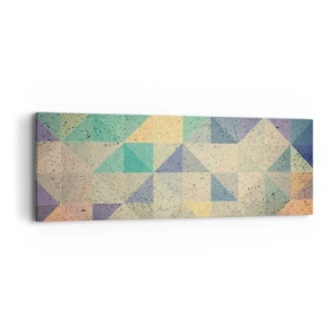 Vászonkép - A háromszögek köztársasága - 90x30 cm