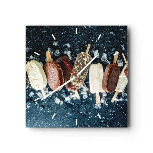 Falióra, Óra - A forró nyár íze - 40x40 cm