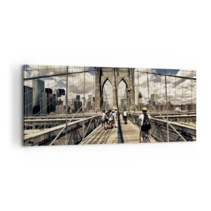 Vászonkép - Egyenesen a város szívébe - 100x40 cm