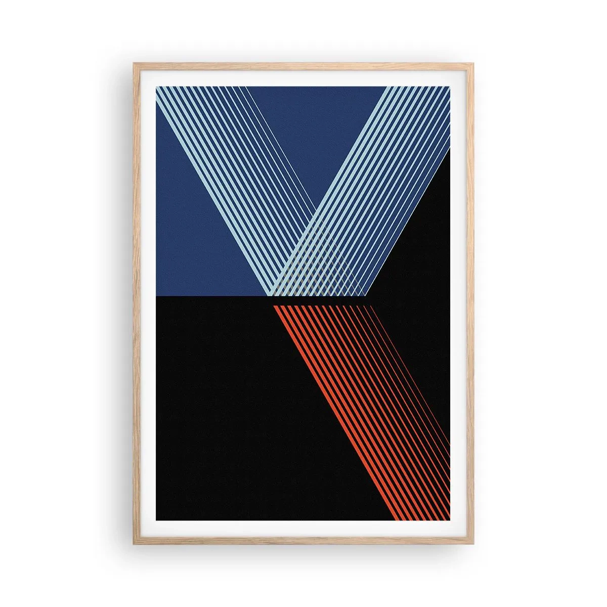 Poszter világos tölgy keretben - Egyszerű történet - 70x100 cm