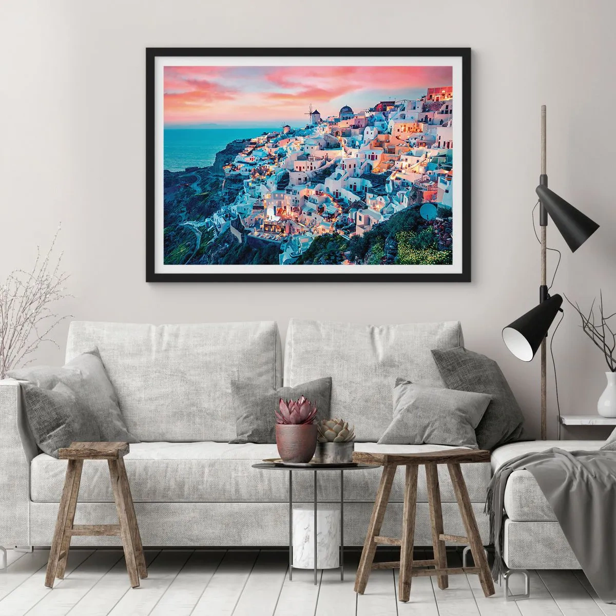 Poszter fehér keretben - Nagyszerű görög vakációd - 70x50 cm